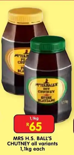 Shoprite MRS H.S. BALL'S CHUTNEY offer