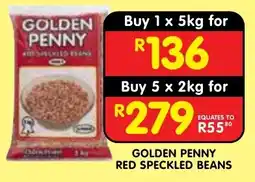 Shoprite GOLDEN PENNY RED SPECKLED BEANS offer