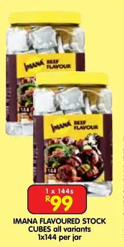 Shoprite IMANA FLAVOURED STOCK CUBES offer