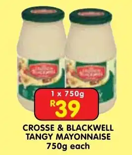 Shoprite Crosse & Blackwell Tangy Mayonnaise offer