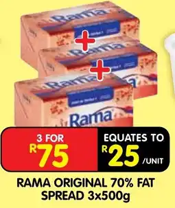 Shoprite Rama original 70% fat spread offer