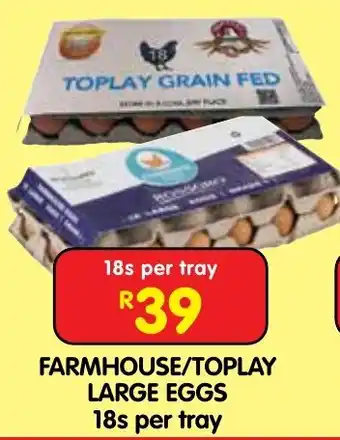 Farmhouse/toplay large eggs