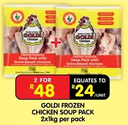 Shoprite Goldi frozen chicken soup pack offer