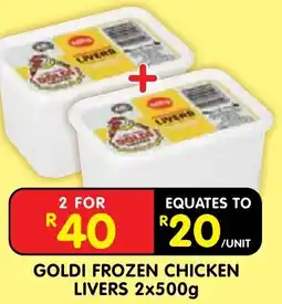 Shoprite Goldi frozen chicken livers offer