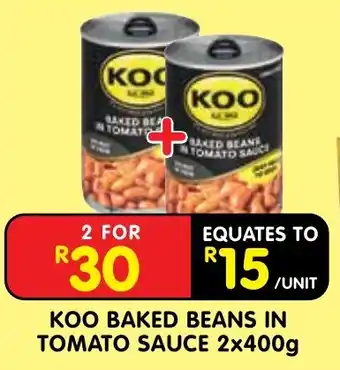 Koo baked beans in tomato sauce
