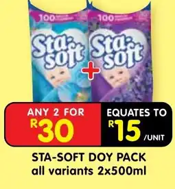 Shoprite STA-SOFT DOY PACK offer