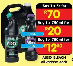 Shoprite ALBEX BLEACH offer