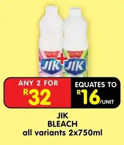 Shoprite JIK BLEACH offer