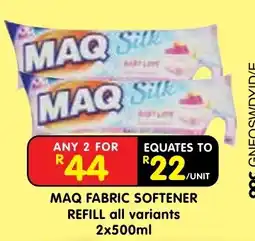 Shoprite MAQ Fabric Softener Refill offer