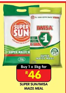 Shoprite SUPER SUN/IWISA MAIZE MEAL offer