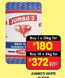 Shoprite JUMBO'S WHITE SUGAR offer