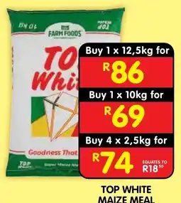 Shoprite TOP WHITE MAIZE MEAL offer