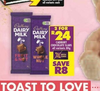 Shoprite Cadbury chocolate 2 offer