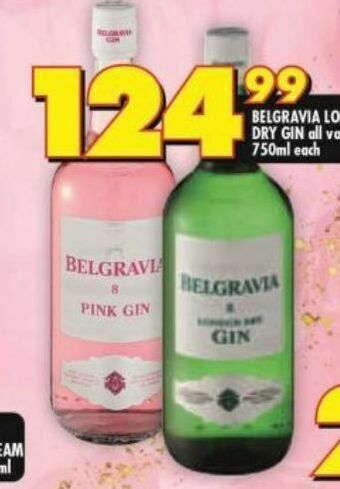 Shoprite Belgravia gin offer