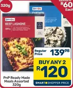 Pick n Pay Hypermarket PnP Ready Made Meals Assorted offer