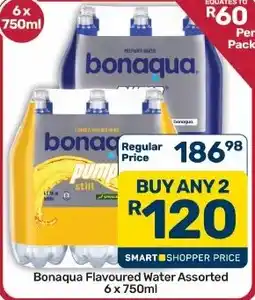 Pick n Pay Hypermarket Bonaqua Flavoured Water Assorted offer