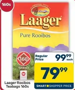 Pick n Pay Hypermarket Laager Rooibos Teabags offer
