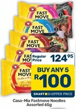 Pick n Pay Hypermarket Casa-Mia Fastmove Noodles Assorted offer