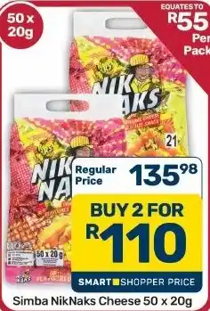 Pick n Pay Hypermarket Simba NikNaks Cheese offer