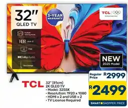 Pick n Pay Hypermarket TCL 32" QLED TV offer