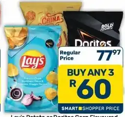 Pick n Pay Hypermarket Lay's Potato Chips Doritos Corn Flavoured offer
