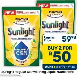 Pick n Pay Hypermarket Sunlight Regular Dishwashing Liquid Refill offer