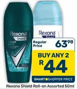 Pick n Pay Hypermarket Rexona Shield Roll-on Assorted offer