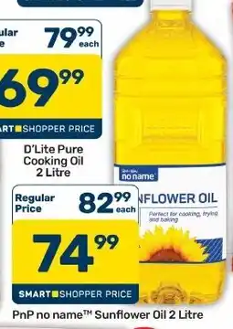Pick n Pay Hypermarket D'Lite Pure Cooking Oil offer