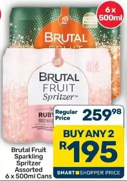 Pick n Pay Hypermarket Brutal Fruit Spritzer Assorted offer