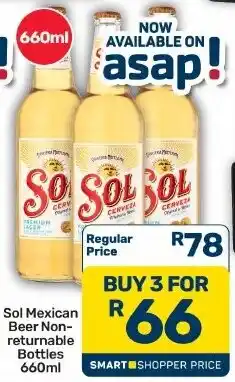 Pick n Pay Hypermarket Sol Mexican Beer offer
