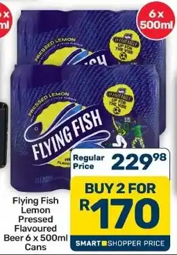 Pick n Pay Hypermarket Flying Fish Lemon Pressed Flavoured Beer offer