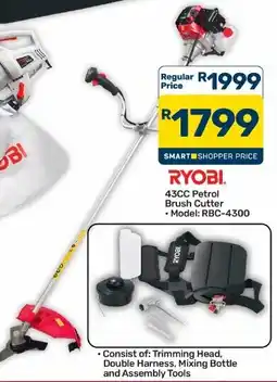 Pick n Pay Hypermarket Ryobi 43CC Petrol Brush Cutter offer