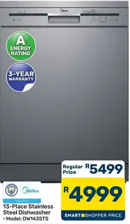 Pick n Pay Hypermarket 13-Place Stainless Steel Dishwasher offer