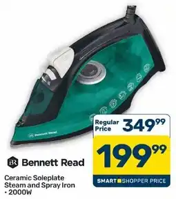 Pick n Pay Hypermarket Bennett Read Ceramic Soleplate Steam and Spray Iron offer