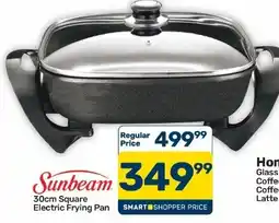 Pick n Pay Hypermarket Sunbeam 30cm Square Electric Frying Pan offer