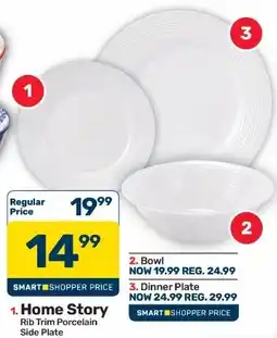 Pick n Pay Hypermarket Home Story Rib Trim Porcelain Side Plate offer
