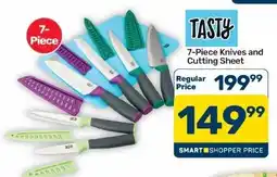 Pick n Pay Hypermarket TASTY 7-Piece Knives and Cutting Sheet offer