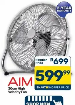 Pick n Pay Hypermarket AIM 30cm High Velocity Fan offer