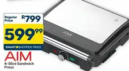Pick n Pay Hypermarket AIM 4-Slice Sandwich Press offer