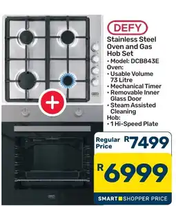 Pick n Pay Hypermarket DEFY Stainless Steel Oven and Gas Hob Set offer