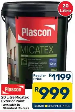 Pick n Pay Hypermarket Plascon Micatex Exterior Paint offer