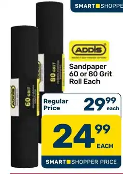 Pick n Pay Hypermarket Addis Sandpaper 60 or 80 Grit Roll Each offer