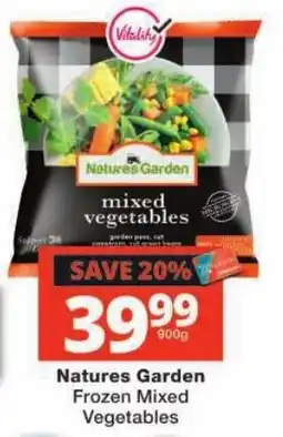 Checkers Natures Garden Frozen Mixed Vegetables offer