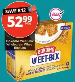 Checkers Bokomo Weet-Bix Wholegrain Wheat Biscuits offer