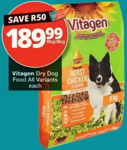 Checkers Vitagen Dry Dog Food offer