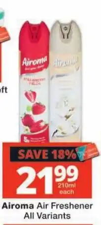 Checkers Airoma Air Freshener offer