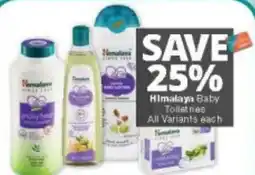 Checkers Himalaya Baby Toiletries offer