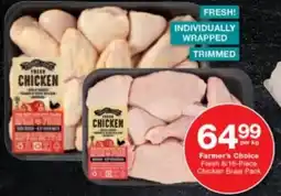 Checkers Farmer's Choice Fresh Chicken Braai Pack offer