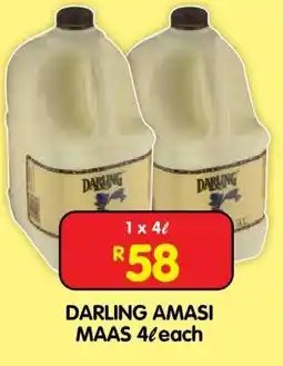 Shoprite DARLING AMASI MAAS 4ℓ each offer