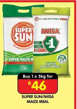 Shoprite SUPER SUN/IWISA MAIZE MEAL offer